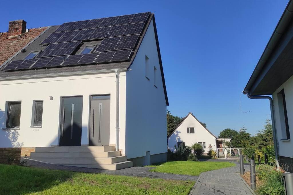 Storchennest - Ferienwohnung Am Storchenradweg Ketzur Bagian luar foto