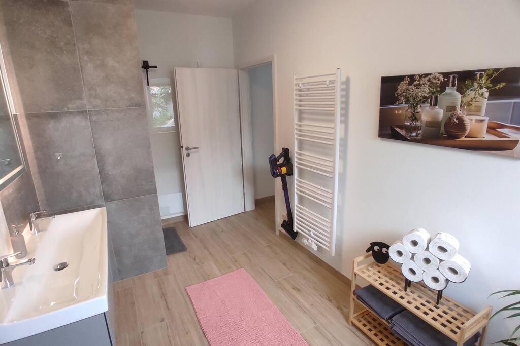 Storchennest - Ferienwohnung Am Storchenradweg Ketzur Bagian luar foto