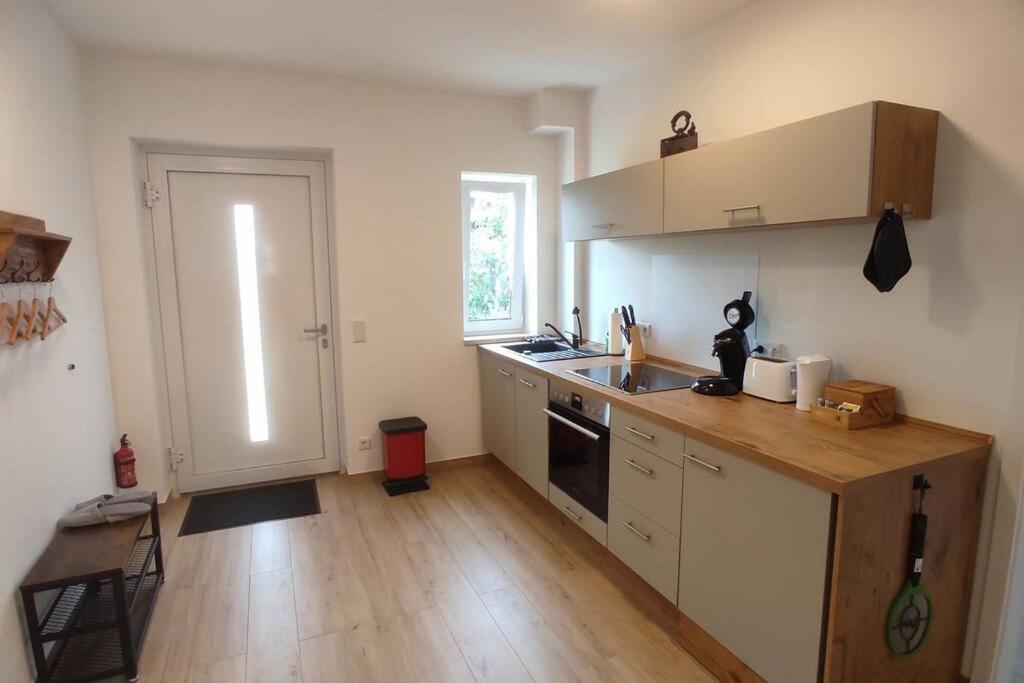 Storchennest - Ferienwohnung Am Storchenradweg Ketzur Bagian luar foto