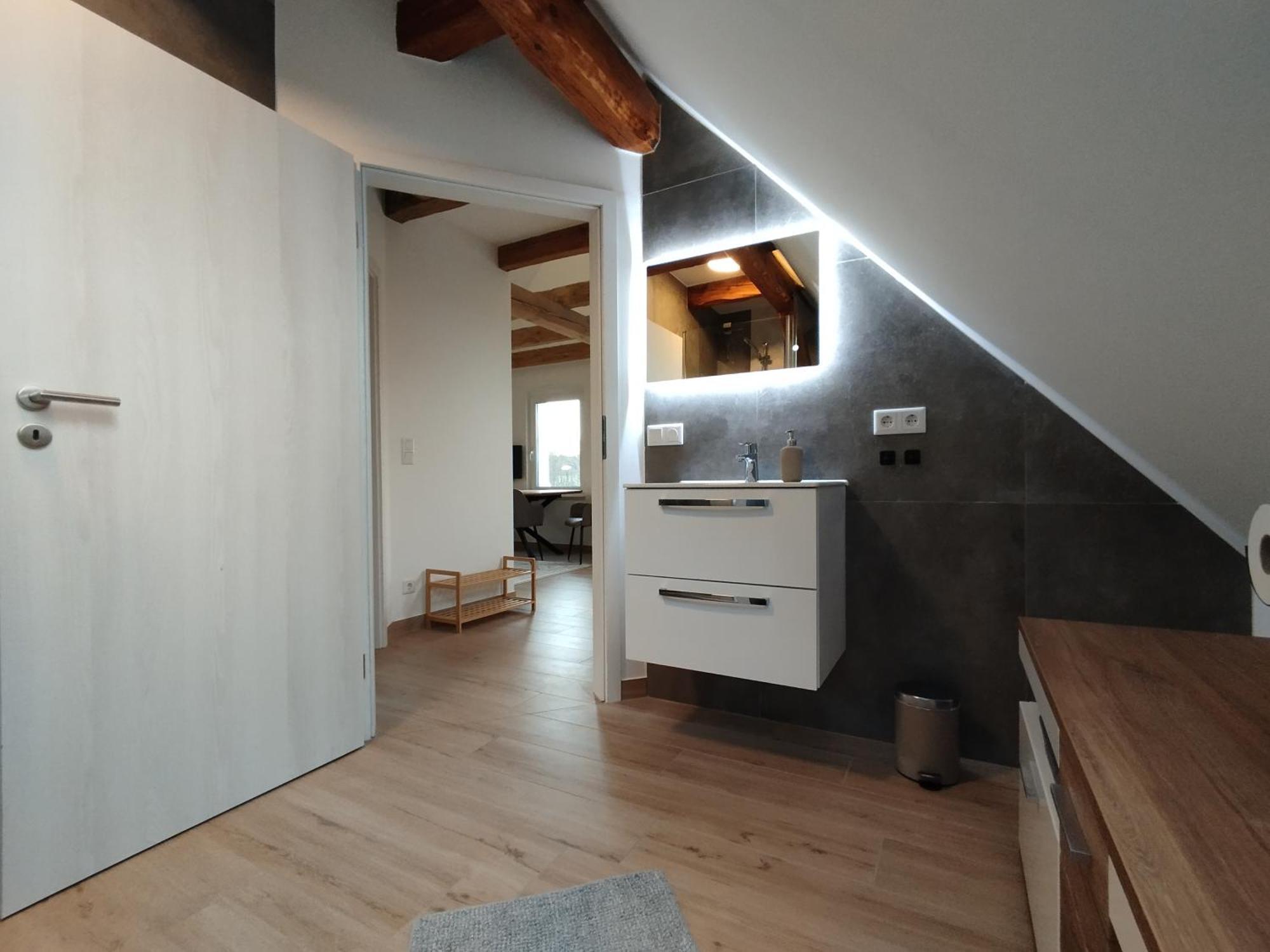 Storchennest - Ferienwohnung Am Storchenradweg Ketzur Bagian luar foto